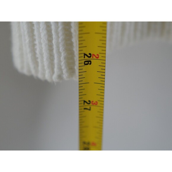 Gant x‎ Michael Bastian 1/4 zip Quarter White Cable Knit Sweater Small - Picture 9 of 11